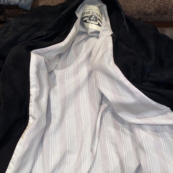 Vintage Suede Men’s Bomber Style Jacket-Sz Lg - Picture 11 of 12